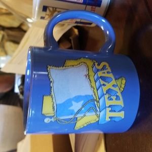 Texas blue mug